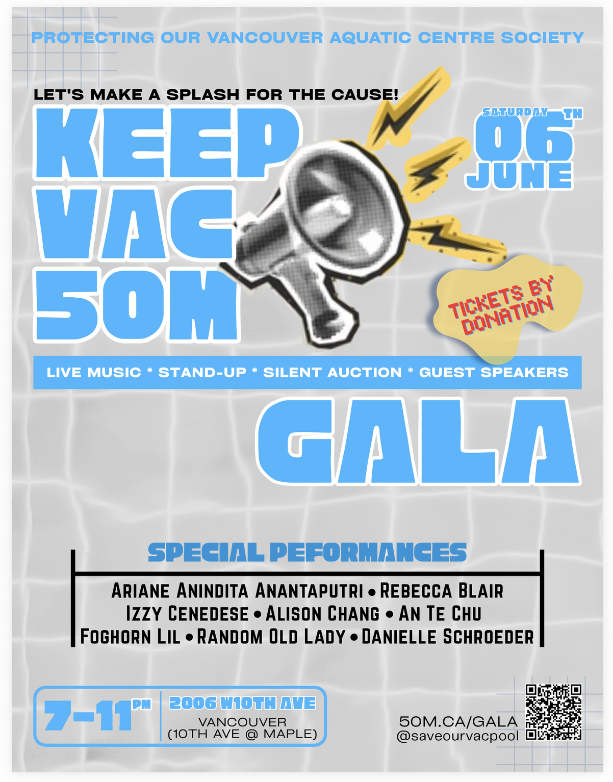 50m Gala Poster