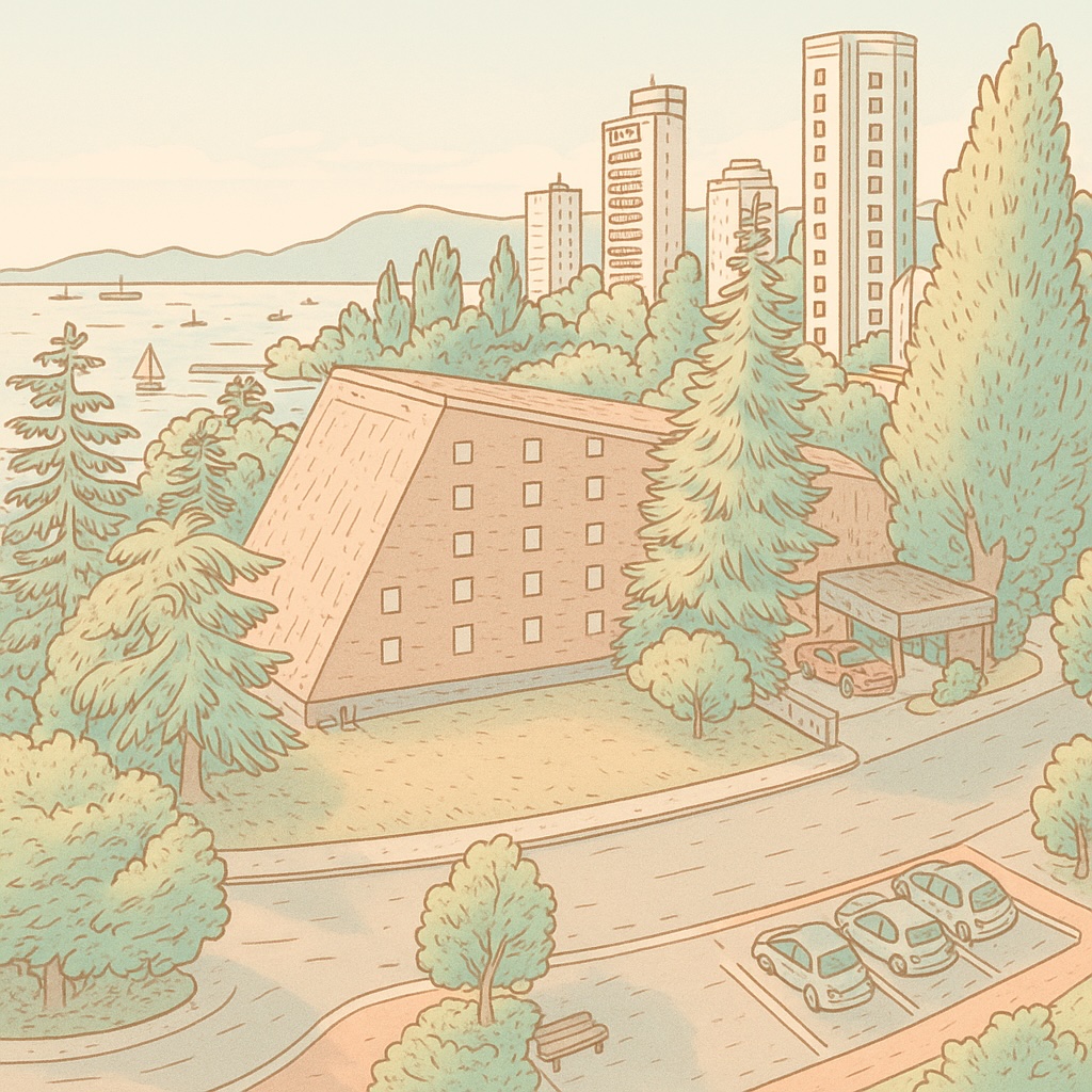 Vancouver Aquatic Centre Illustration